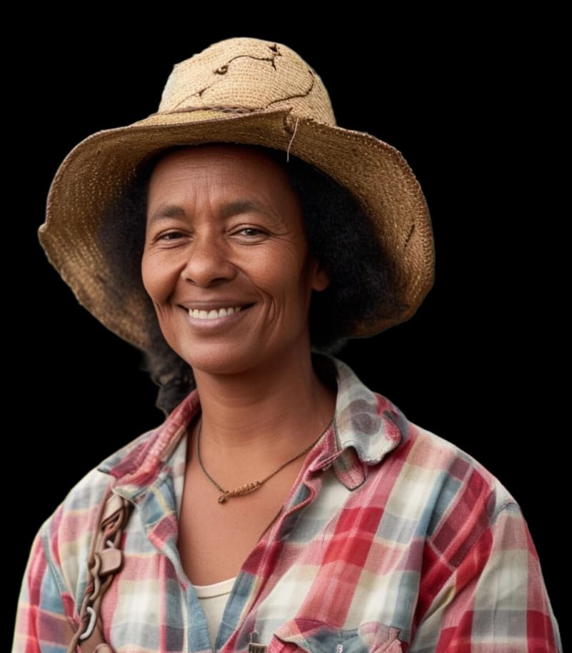 Women from the Tasajera community in the Ciénaga Grande