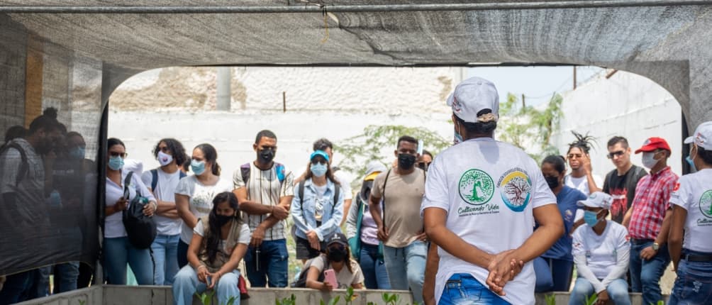 ABIUDEA team during a community day