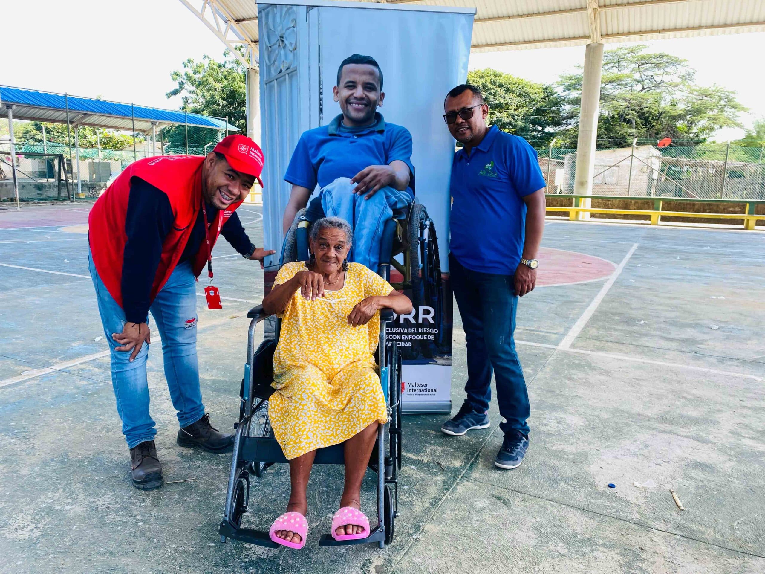 ABIUDEA team with a partner community